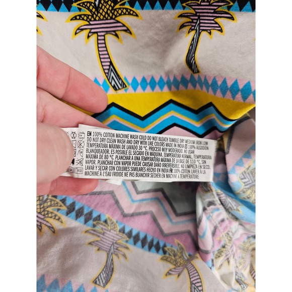 Cactus menswear bright hawaiin themed button up size medium M EUC ^ - Picture 4 of 8